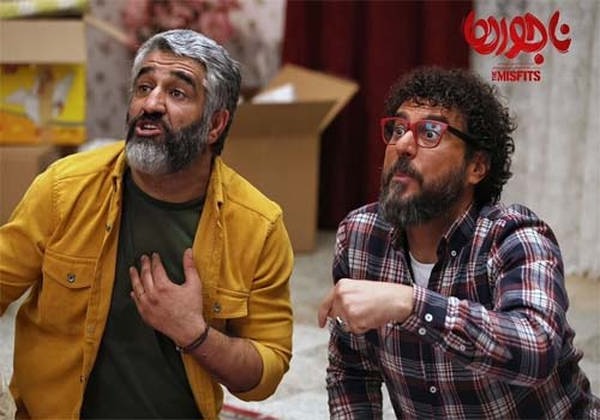 پژمان جمشیدی و محسن کیایی در فیلم ناجورها