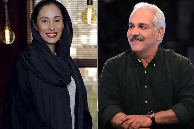 مهران مدیری و سحر زکریا